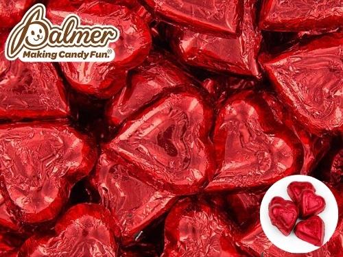 Palmer Milk Chocolate Flavored Hearts 1lb 